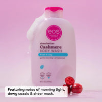 Thumbnail for eos Shea Better Cashmere Body Wash, Fresh & Cozy, Moisturizing, pH Balanced Body Wash, Creamy Gel Formula, Paraben & Phthalate Free, Sensitive Skin, 16 fl oz