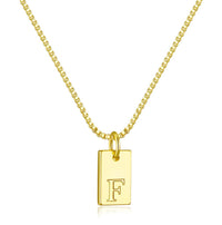 Thumbnail for Initial Necklaces for Women 14K Gold Plated Letter Necklace Dainty Name Pendant Necklace Personalized Christmas Gifts for Women Trendy Gold Jewelry