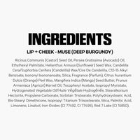 Thumbnail for Milk Makeup Lip + Cheek Stick – Buildable Cream Blush + Lip Color w/Hydrating Mango Butter + Avocado Oil for a Natural Flush – Long-Lasting, Multiuse, Vegan Formula – Muse (Deep Burgundy), 0.21 oz