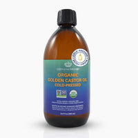 Thumbnail for QUEEN OF THE THRONES Organic Golden Castor Oil | 100% Pure for Hair, Skin, Nails, Brows & Lashes | Hexane-Free | USDA Certified [16.9oz (500ml)]