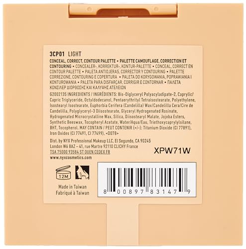 NYX PROFESSIONAL MAKEUP Conceal Correct Contour Palette - Light