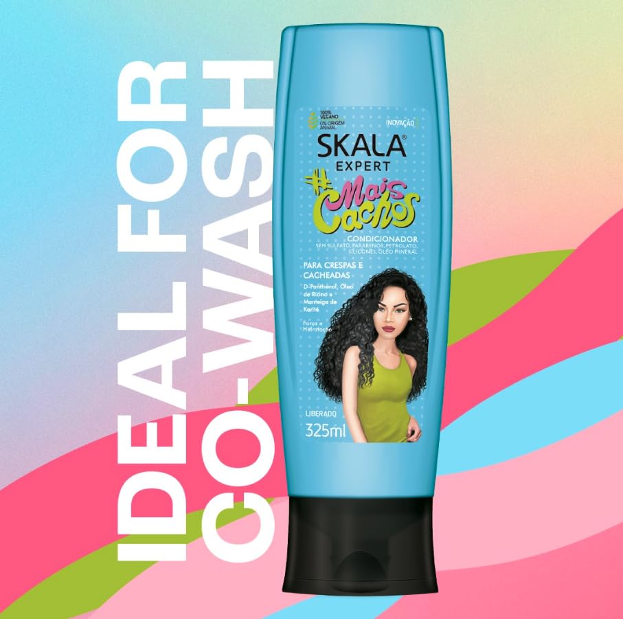 SKALA Expert Mais Cachos Shampoo and Conditioner 325 Ml Kit