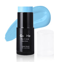Thumbnail for Go Ho Light Blue Face Body Paint Stick,Water Based Washable Pale Blue Face Paint Stick,Full-coverage Cream Blue Body Paint for Halloween Costumes Cosplay SFX Ghost Bride Sally Makeup