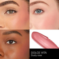 Thumbnail for Nars Mini Afterglow Liquid Blush & Lip Shine Duo, Dolce Vita, Aragon, 2 Piece