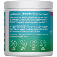Thumbnail for Natural Vitality Calm Magnesium Plus Calcium 8oz Powder | Raspberry Lemon Flavored Premium Balanced Drink Mix | Non-GMO & Gluten Free Supplement