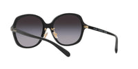 Thumbnail for COACH HC8360F Low Bridge Fit Sunglasses, Black/Grey Gradient, 58 mm