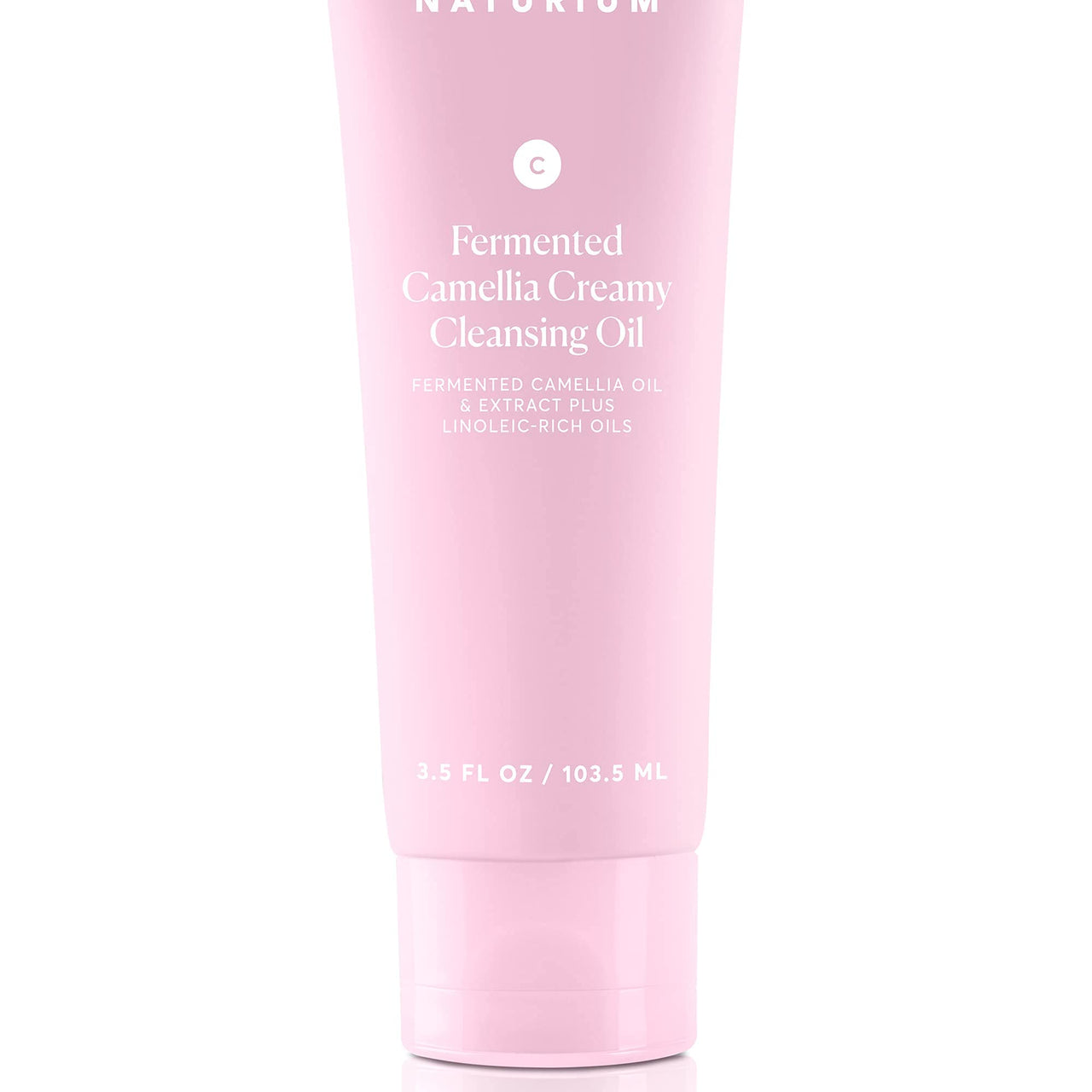 Naturium Camellia Creamy Cleansing Oil, Fermented Camellia Oil & Extract Plus Linoleic-Rich Oils, 3.5 oz