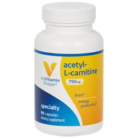 Thumbnail for AcetylLCarnitine 750mg – Supports Healthy Brain Memory Function, Promotes Energy Production – Carnipure™ Offers Purest Form of LCarnitine (90 Capsules) by The Vitamin Shoppe