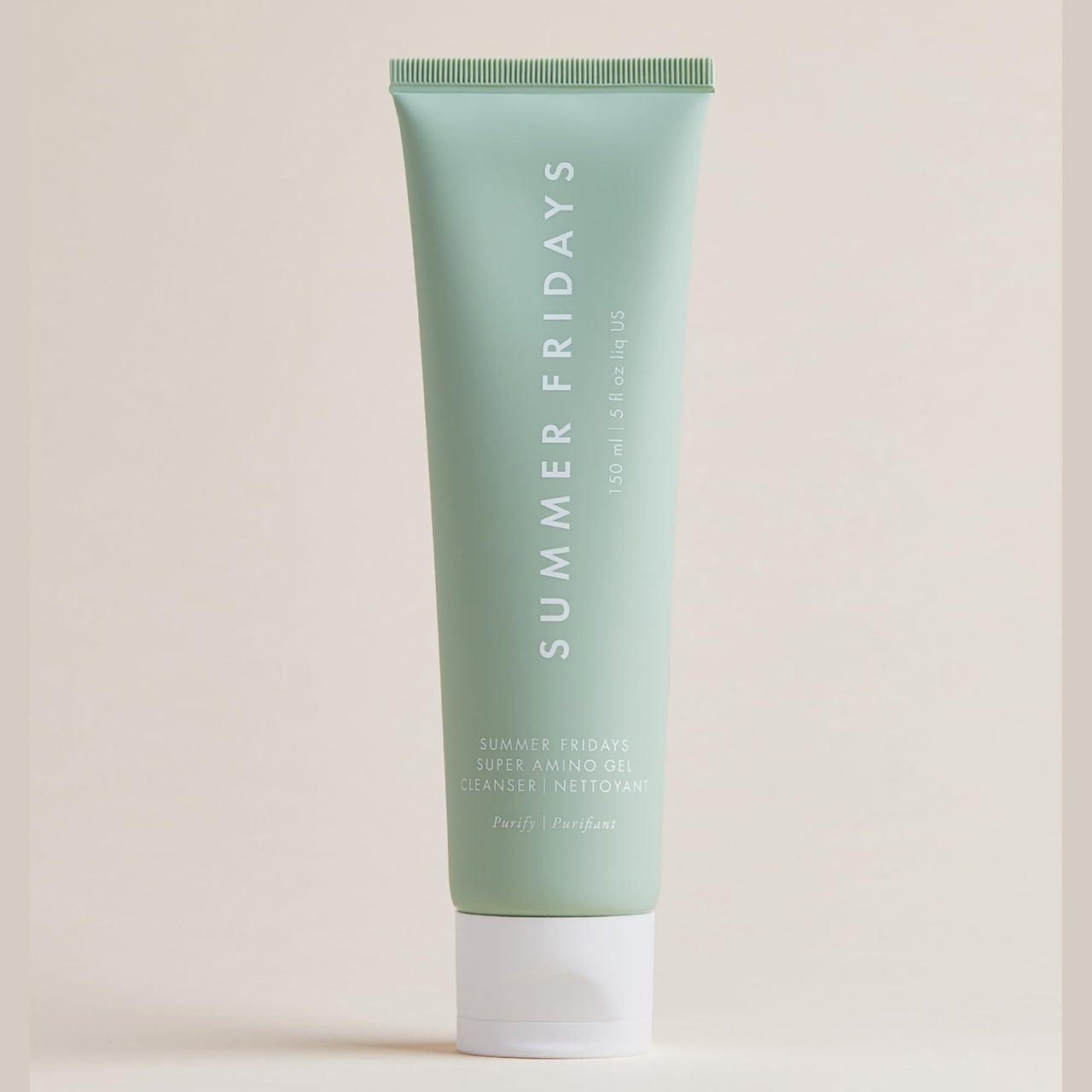 Summer Fridays Super Amino Gel Cleanser - Gentle, pH-Balanced Daily Facial Cleanser + Makeup Remover - Helps to Calm Irritation, Nourish Skin + Restore Moisture (5 Fl Oz)