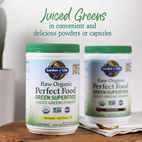 Thumbnail for Garden of Life Super Greens Powder Smoothie & Mix, Probiotics & Digestive Enzymes for Digestive Health, Organic Superfoods Nutrition Fruit and Vegetables for Women & Men Energy, Original, 60 Servings
