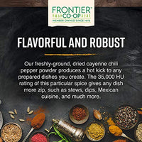 Thumbnail for Frontier Co-op Chili Peppers Ground, Cayenne 35,000 HU, Kosher | 1 lb. Bulk Bag | Capsicum annuum L.