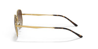 Thumbnail for Ray-Ban RB3682 Square Sunglasses, Gold/Gradient Brown, 51 mm