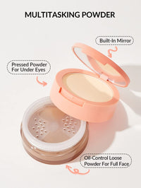 Thumbnail for SHEGLAM Insta-Ready Face Powder Loose Under Eye Setting Powder - Smooth Sand