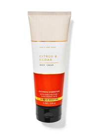 Thumbnail for Bath and Body Works Hyaluronic Acid Body Cream For Men 8 Ounce (Citrus & Cedar)