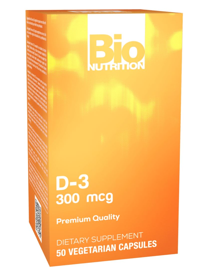 Bio Nutrition D3 12000 Iu Vegi-Caps, 50 Count