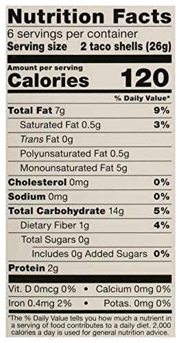 365 by Whole Foods Market, Organic Yellow Taco Shells, 5.5 Ounce