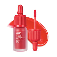 Thumbnail for Peripera Ink Airy Velvet Lip Tint | High-Pigmentation, Lightweight, Soft, Moisturizing (007 HEART GRAPEFRUIT)