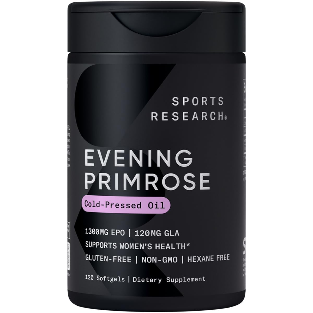 Sports Research® Women's Supplement Pack - Evening Primrose Supplement from Cold Pressed Oil, Vegan Biotin 10,000mcg with Coconut Oil & Women's Probiotics with Prebiotics, 65 Billion CFU