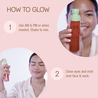 Thumbnail for Pixi Beauty Rose Glow Mist | All-Over Mist For Luminous Complexion | Set & Refresh Makeup | Hydrate Skin With 21 Natural Oils (2.7 Fl Oz.)