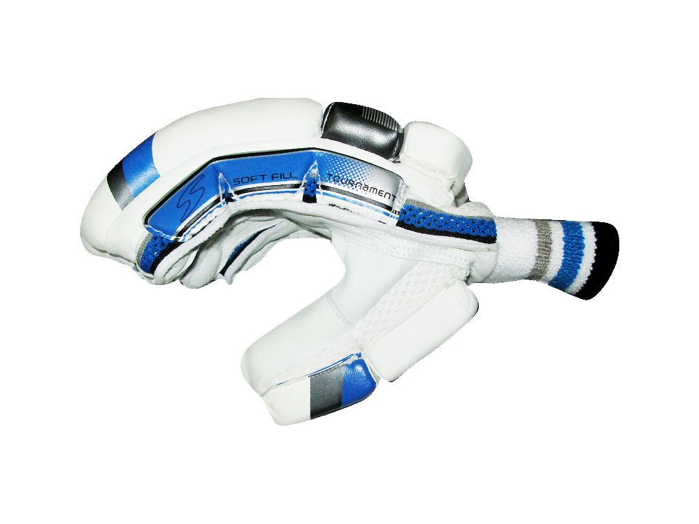 SS Cricket Batting Gloves Tournament PRO Soft Fill by Sunridges (Men Right Handed, Tournament PRO)