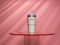 Thumbnail for Stanley Quencher H2.0 Tumbler with Straw 20 oz | Flowstate 3-Position Lid | Cup Holder Compatible for Travel | Insulated Stainless Steel Cup | BPA-Free | Rose Quartz 2.0