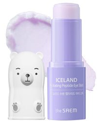 Thumbnail for THESAEM Iceland Hydrating Peptide Eye Stick 0.24oz - Elasticity, Cooling, Moisturizing Eye Balm for Loose Skin – Under Eye Treatment - Balm to Smooth Skin Texture - Daisy Flower Scent