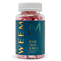 Thumbnail for WEEM Hair Skin and Nails Gummies - Supports Healthy Hair - Vegan biotin Vitamins for Women & Men Supports Faster Hair Growth, Stronger Nails, Healthy Skin, Extra Strength (1)