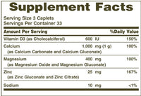 Thumbnail for Nature's Bounty Calcium Magnesium Zinc, 100 Count, Pack of 6