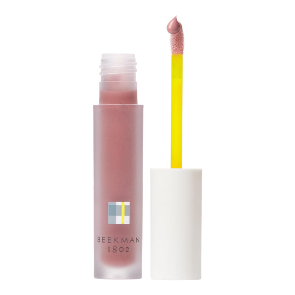 Beekman 1802 Oh Mega Milk Lip Oil - Fragrance Free - Squalane, Vitamin E & Goat Milk - Plumps & Hydrates Lips - 0.14 fl oz