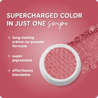 Thumbnail for ColourPop Super Shock Shadow - High-Pigment, Crème-Powder Eye Makeup - Single Glitter Eyeshadow with Minimal Fallout and Unique Bouncy Texture - Metallic Pink Eyeshadow - Roy G. Biv (0.07 oz)