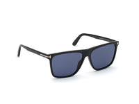 Thumbnail for Tom Ford FLETCHER FT 0832 Shiny Black/Blue 57/15/145 men Sunglasses