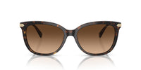 Thumbnail for Coach HC8378U Universal Fit Sunglasses, Dark Tortoise/Brown Gradient, 57 mm