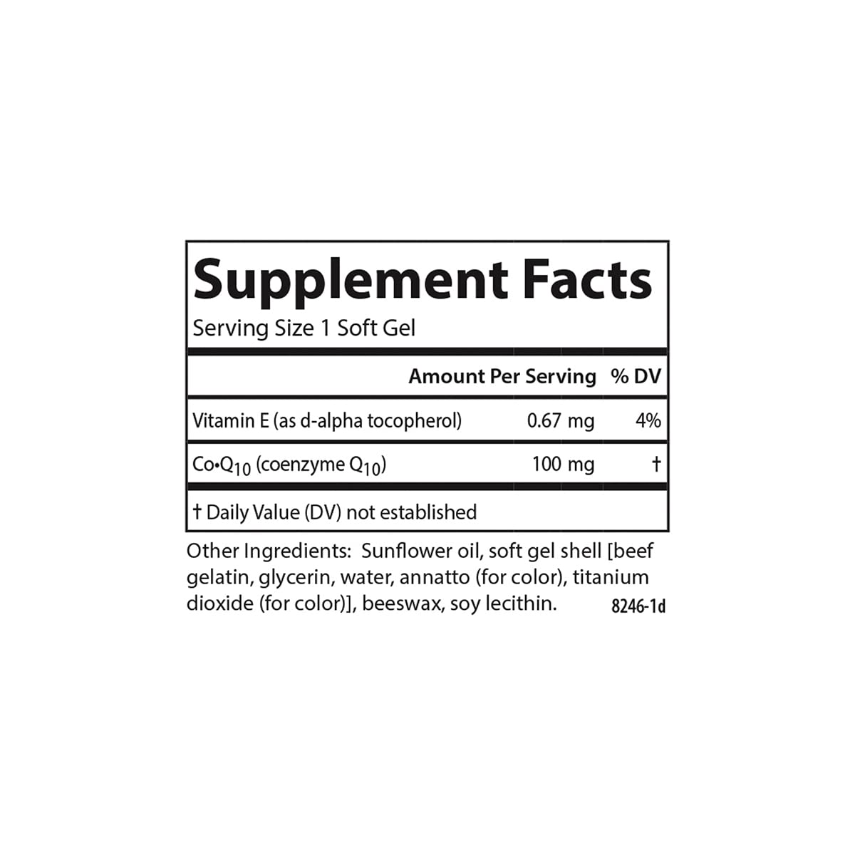 Carlson - Co-Q10, 100 mg, Energy Production & Heart Function, 60 Softgels