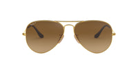 Thumbnail for Ray-Ban Unisex RB3025 Classic Polarized Aviator Sunglasses, Gold/Polarized Brown Gradient, 58 mm