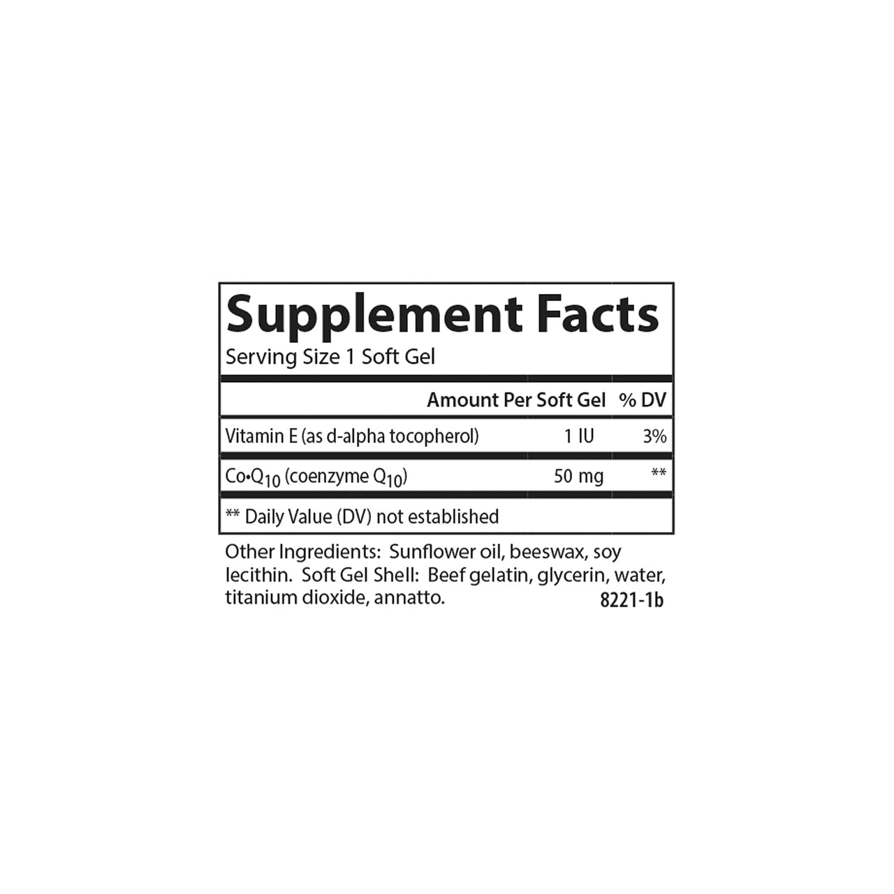 Carlson - Co-Q10, Co-Enzyme Q10, 50 mg, Energy Production & Heart Function, 120 Softgels