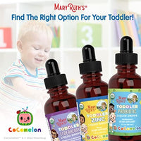 Thumbnail for MaryRuth Organics Cocomelon Toddler Probiotic Liquid Drops | Kids Probiotics for Ages 1-3 | 5 Probiotic Strains | 150 Billion CFU Per Serving | USDA Organic | Sugar Free | Gluten Free | 1 Fl Oz