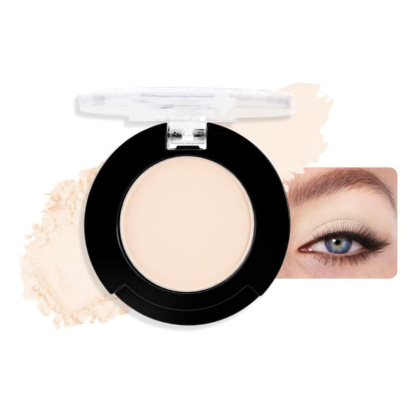 HHLTOH Neutral Light Nude Beige White Single Matte Eye Shadow Palette Naked Eyeshadow Palette Makeup for Old Women de sombras de ojos Natural Vegan Eyeshadow for Eyes Long Lasting Naturing-Looking #11