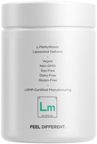 Thumbnail for Codeage Liposomal L-Methylfolate 5-MTHF+ - Active Vitamin B9, Methylcobalamin B12, Betaine TMG, B6-2-Month Supply Multivitamins - Liposomal Delivery - Bioavailable B-Vitamin Complex - 60 Capsules
