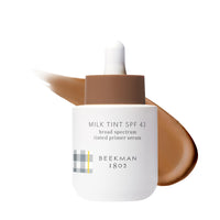 Thumbnail for Beekman 1802 Milk Tint Face Primer with SPF 43, Deep - Oxybenzone Free - 1 oz - Tinted Mineral SPF, Makeup Primer & Moisturizer - Blends Seamlessly - Good for Sensitive Skin - Cruelty Free