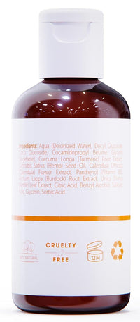 Thumbnail for SeoulCeuticals Korean Turmeric Face Wash Cleanser – Vegan Cruelty Free Korean Skincare Facial Cleanser – K Beauty Skin Care for Dry Sensitive Skin 4oz