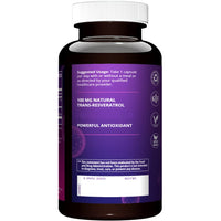 Thumbnail for MRM Nutrition Resveratrol 100mg - For Women and Men - Natural Trans-Resveratrol Antioxidant Supplement for Cellular Health, Aging Support, and Nutritional Wellness, Vegan, Gluten-Free - 60 Servings