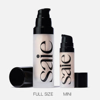 Thumbnail for Saie Mini Glowy Super Gel - Hydrating Makeup Primer and Illuminating Glow Serum Enriched with Vitamin C and Squalane Oil - All-Over Liquid Highlighter Makeup for Instant Glass Skin - Starglow (0.5 oz)