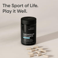 Thumbnail for Sports Research® Magnesium Glycinate - Supports Restful Sleep & Enzymatic Processes - 160 mg Chelated Magnesium - Vegan Capsule - 90 Count