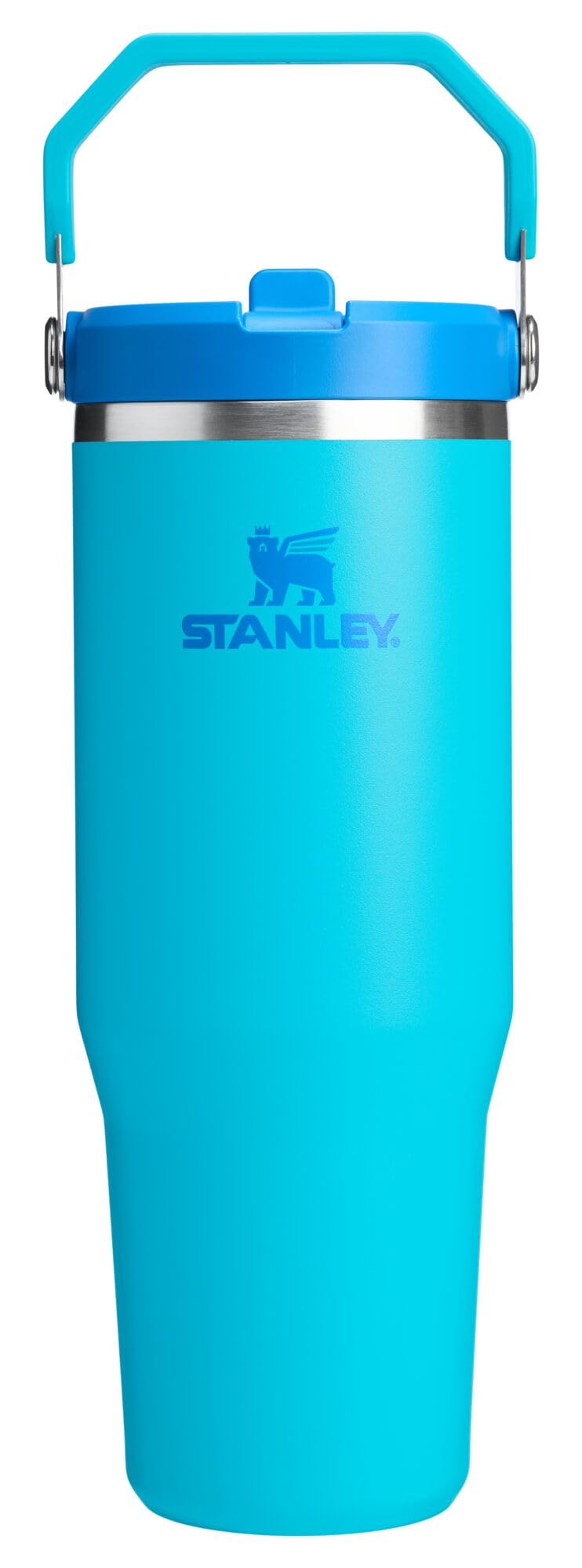STANLEY IceFlow 2.0 Flip Straw Tumbler with Handle 30 oz | Twist On Lid and Flip Up Straw | Leak Resistant Water Bottle | Insulated Stainless Steel | BPA-Free | Splash