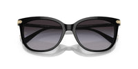 Thumbnail for Coach HC8378U Universal Fit Sunglasses, Black/Grey Gradient, 57 mm