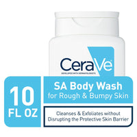 Thumbnail for CeraVe Body Wash with Salicylic Acid, Fragrance Free Body Wash to Exfoliate Rough and Bumpy Skin, Allergy Tested, 10 Ounce