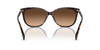 Thumbnail for Coach HC8378U Universal Fit Sunglasses, Dark Tortoise/Brown Gradient, 57 mm