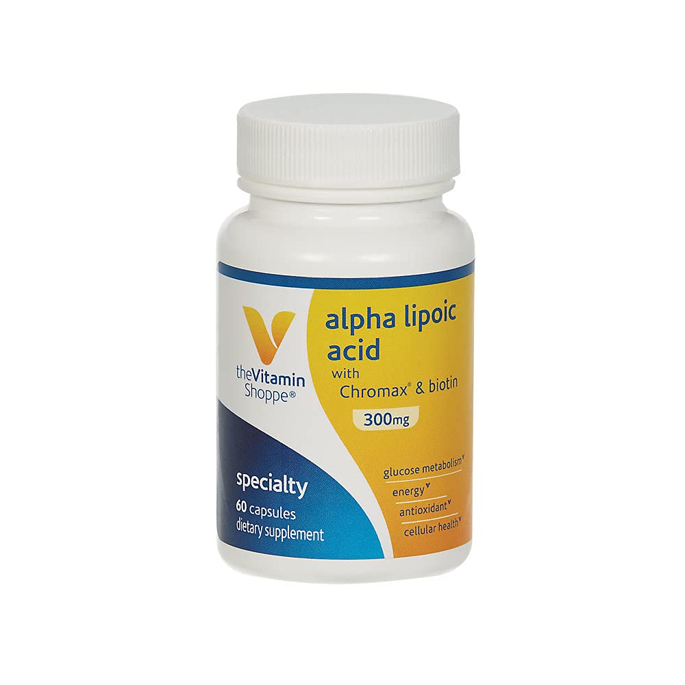 Alpha Lipoic Acid with Chromax Biotin 60 Capsules by The Vitamin Shoppe
