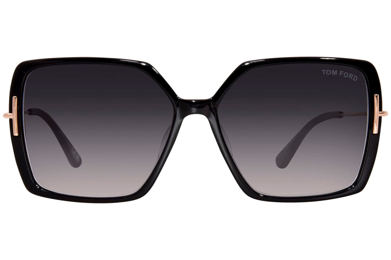 Tom Ford JOANNA FT 1039 Shiny Black/Dark Grey Shaded 59/15/140 women Sunglasses