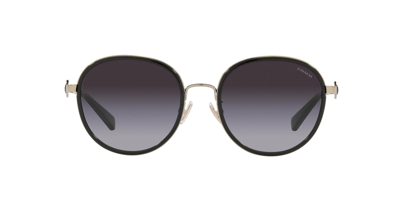 Coach Sunglasses HC 7129 50028G C6179 Black Grey Gradient